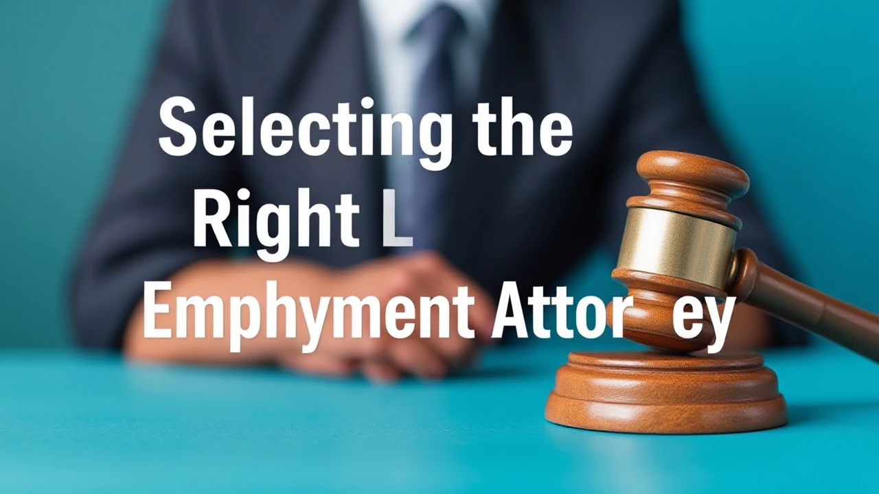 Selecting the Right Employment Attorney for Your Case