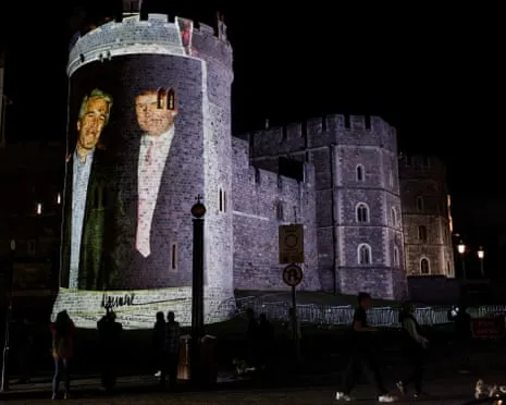 Four People Taken into Custody Following Images of Donald Trump and Epstein Projected on Royal Windsor Castle