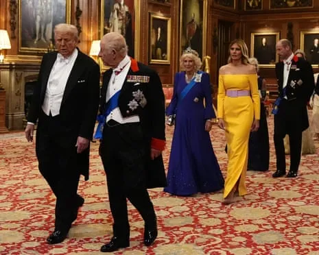 Royals Present Grand Welcome During Demonstrations; Kimmel Taken Off Air Over Charlie Kirk Remarks