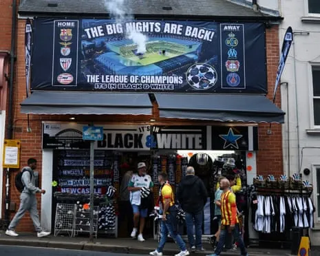 Newcastle Face Barcelona in Champions League Clash